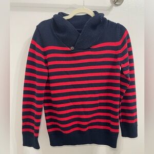 OshKosh B'gosh Vintage Navy and Red Striped Sweater Nautical Preppy Women's M